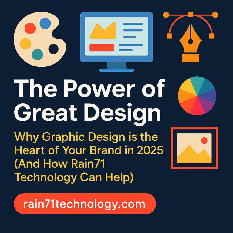 🎨 The Power of Great Design: Why Graphic Design is the Heart of Your Brand in 2025